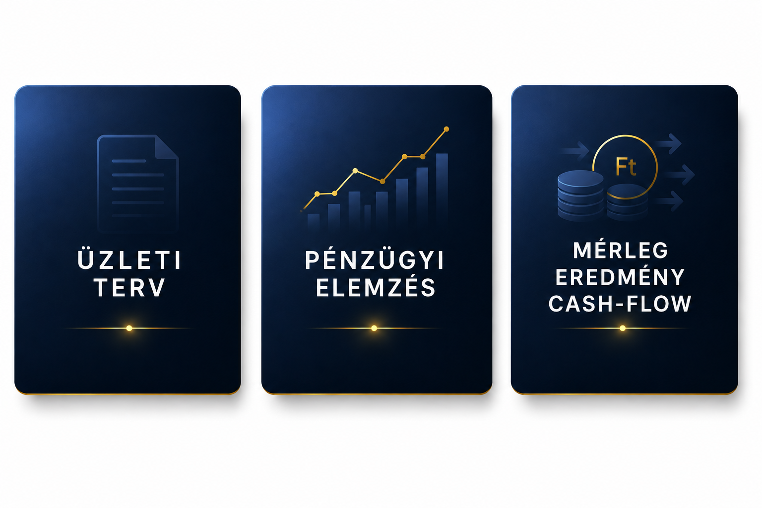 Üzleti terv, pénzügyi elemzés és cash-flow terv készítése hitelhez, pályázathoz és befektetői finanszírozáshoz.